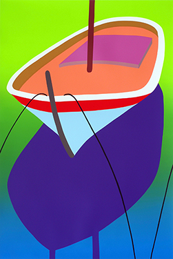 Boot, 2017, 90 x 60 cm, Siebdruck, Auflage 40